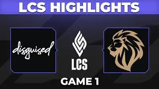 DSG vs LYON Highlights Game 1 | LCS 2026 Swiss Round 3 | Disguised vs LYON by Onivia