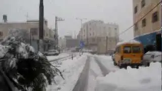 ثلج الخليل   كانون ثاني 2013