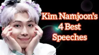 RM kim Namjoon's 4 Best Speeches In HINDI  Part -1🥺🥰