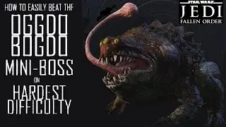 HOW TO EASILY BEAT THE OGGDO BOGDO MINI-BOSS - JEDI FALLEN ORDER TUTORIALS