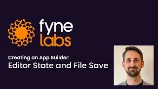 Creating an App Builder 8: Editor State and File Save