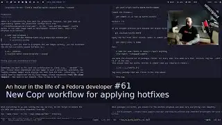 Час из жизни разработчика Fedora #61
