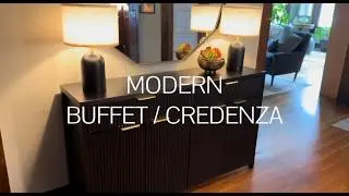 Modern Sideboard Cabinet Review &mdash; Sleek Black Accent Furniture