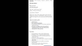 Openings in HCL #chennai &bull; Link in description direct walk in