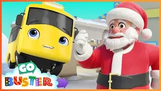🎅Naughty Bus Tries to Steal Christmas! ❄️🦹&zwj;♂️ | Go Buster - Bus Cartoons & Kids Stories