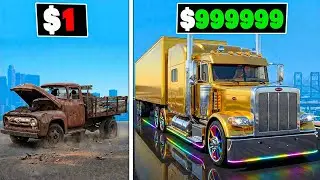 Franklin & Shinchan Unlocking $0 to $99,999,999 Truck in GTA 5