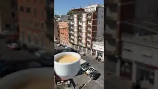 Rooftop terrance&rsquo;s in Rome will never go out of style #rome #terrace #rooftop #cappuccino #ciao