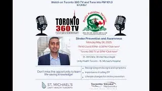 Stroke Q&A in Urdu with Dr. Atif Zafar on Radio Pakistan Toronto