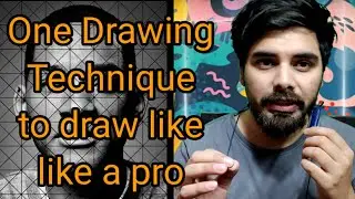 One Technique to draw like a pro || Drawing Grid Method