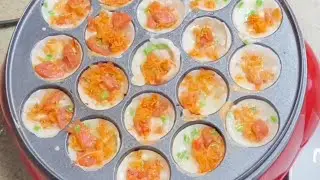 How to make Taro Cakes quick and easy @ VH22 Bep Viet 