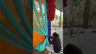 Simple stage decoration || Decoration Ideas