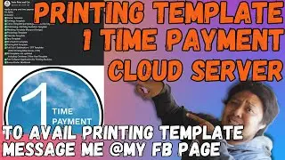 PRINTING TEMPLATE FOR PRINTING BUSINESS 1 TIME PAYMENT ONLY | VIA CLOUD SERVER