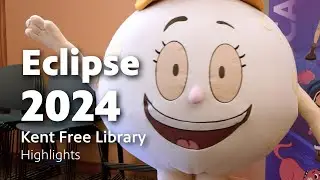 Eclipse 2024 Educational event with Kent Free Library (highlights)