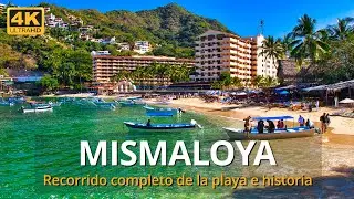 Playa de Mismaloya Puerto Vallarta, recorrido completo 4K (14/12/21) y su historia
