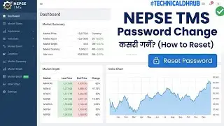 NEPSE TMS ACCOUNT PASSWORD CHANGE 2026 || HOW TO RESET TMS ACCOUNT PASSWORD @TechnicalDhrub #tms