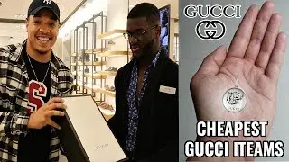 BUYING The CHEAPEST Items at the GUCCI Store !! (YOU WON'T BELIEVE THE PRICE)