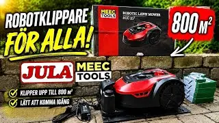 Robotgr&auml;sklippare  Meec Tools fr&aring;n Jula!