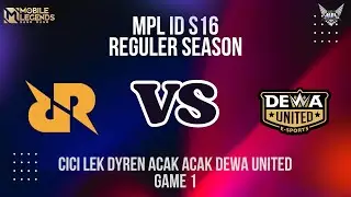 Cici RRQ Dyren Acak-Acak Dewa!! RRQ Mengamuk di MPL ID S16 Game 1 🔥 Gila Si Dyren!