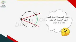 الحلقة 006 قياس الزاوية المحيطية