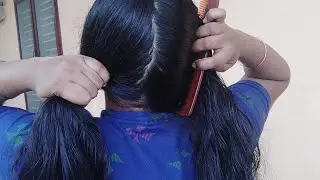 ho to detangle long hair//in Telugu mamatha vlogs