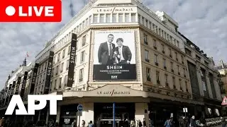 LIVE NOW: Paris Protests Over Shein Store Opening at BHV | Fast Fashion Controversy | APT