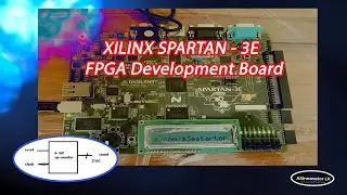8-bit counter implementation of Xilinx Spartan 3E FPGA Development Board Sinhala