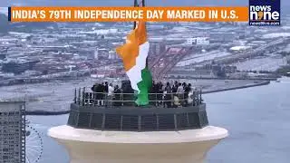 Indian Flag Raised At Seattle&rsquo;s Space Needle On 79th Independence Day | News9