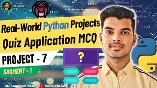 Python Quiz App Tutorial Part 1 | File Handling & MCQ Setup in Python | Beginner Project
