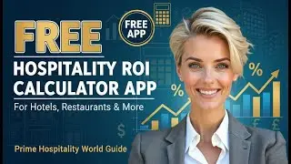 Free Hospitality ROI Calculator App For Hotels Restaurants and More