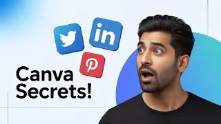 Canva में Twitter, LinkedIn और Pinterest Graphics कैसे बनाएं? | Social Media Design Hindi Tutorial