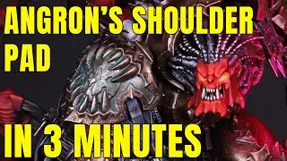 How to paint METAL SHOULDER PAD with standard brush - Deamon Primarch Angron