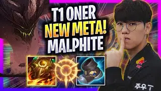 T1 ONER CRAZY NEW META MALPHITE JUNGLE! - T1 Oner Plays Malphite JUNGLE vs Ambessa! | Season 2026