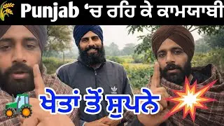 ਬਾਹਰ ਜਾਣ ਦੀ ਲੋੜ ਨਹੀਂ! ਖੇਤਾਂ ‘ਚ ਮਿਹਨਤ ਨਾਲ ਬਦਲੀ ਕਿਸਮਤ | Bhana Sidhu Village Youth