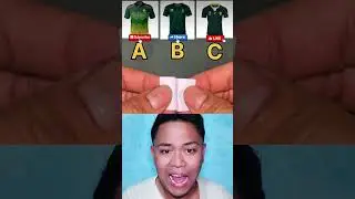 So Difficult! Which Shirt Do You See? A, B, or C?