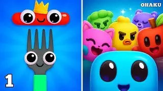 Playing ForkNSausage & Block Jam 3D 🎮 | Part 1