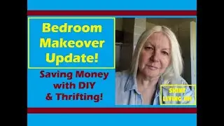 budget bedroom makeover update with DIY & thrifting to save money #frugalliving #decor #diyprojects
