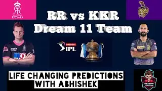 RR vs KKR Dream 11 Team | 12th IPL Match | 30th Sep 2020 | Dubai | Prediction | Fantasy Cricket.
