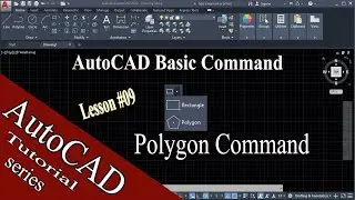 Lesson 09  AutoCAD Polygon command RD CAD