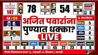 Pune Election Result Breaking LIVE | पुण्यात अजित पवारांना धक्का | Maharashtra Election Result