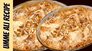 Umme Ali Recipe by FoodwithMood | Egyptian Dessert Recipe at Home 