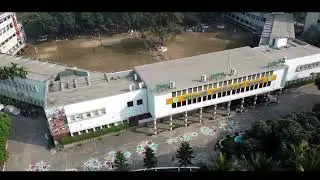 Drone View of Adamjee Cantonment College Dhaka