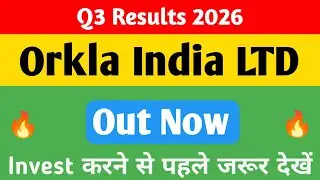Orkla India Ltd 🔥 Q3 Results 2026 | orkla india share latest news | orkla india share news today