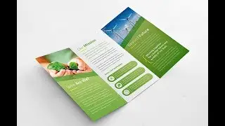 How to Create Tri-Fold Brochure Template | Brochure Design | Graphic