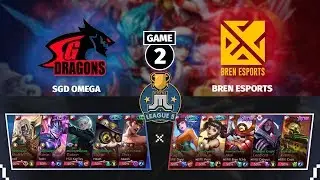 SKIP THE LAST TURTLE | BREN v SGD OMEGA Game 2 Highlights | JUSTML LEAGUE 5 | MOBILE LEGENDS