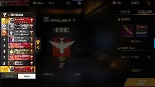 TOP 1  IN CLASH SQUAD RANK RUSH GAME PLAY - ACTIONBOLT