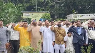 Bhiwandi Court flag hosting | Happy independence day.
