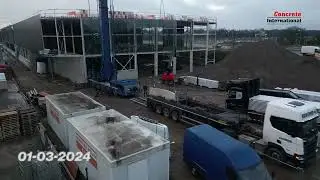Concrete International verzorgt prefab bij nieuwbouw Piet Hoevenaars Sign Industries in Veldhoven