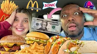 We Spent ONLY $20 on Fast Food for 24 Hours!