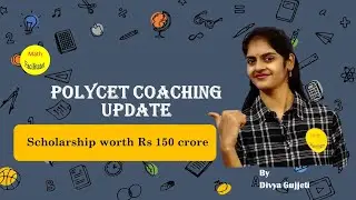 Polycet FREE coaching Update and Scholarship Details