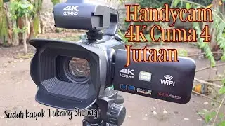 Handycam 4K RX200 ZOOM 18X 64MP 4 jUTAAN